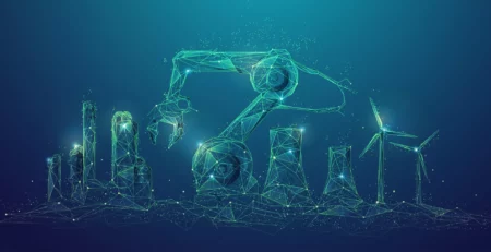 l'image futuriste de la fabrication
