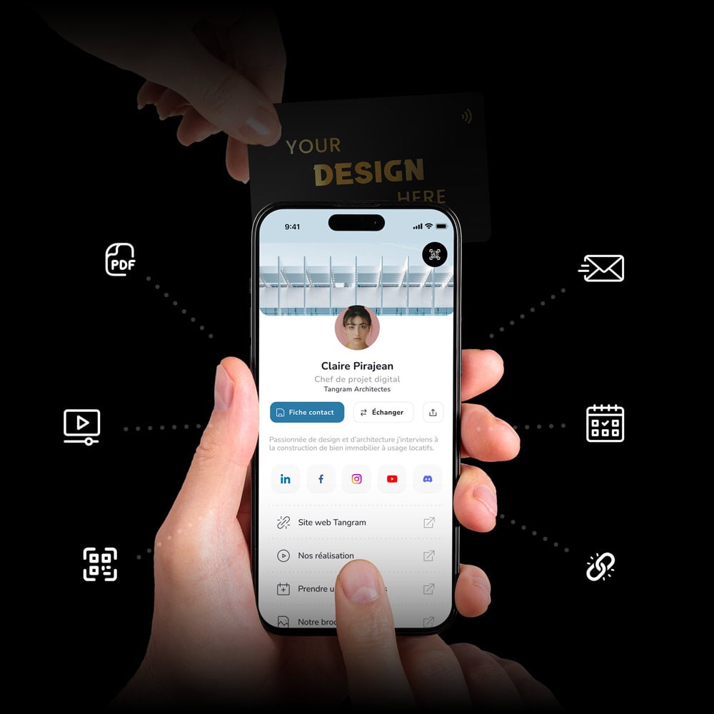 carte nfc sur smartphone