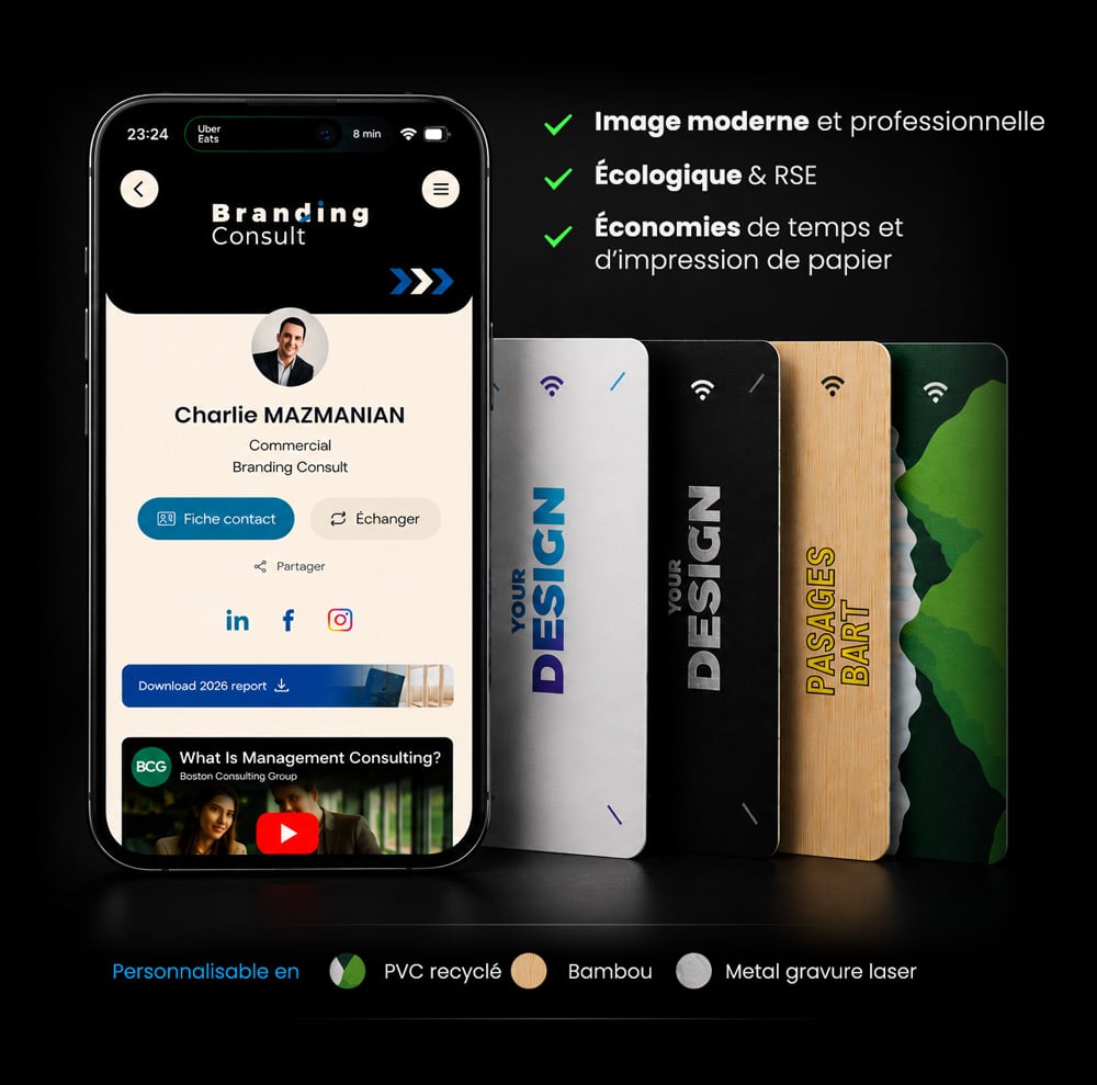 les meilleures cartes avec nfc et QrCode